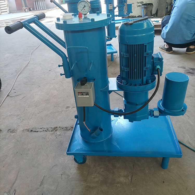 華豫生產(chǎn)供應可移動式單筒濾油機 油液過濾除雜質(zhì)